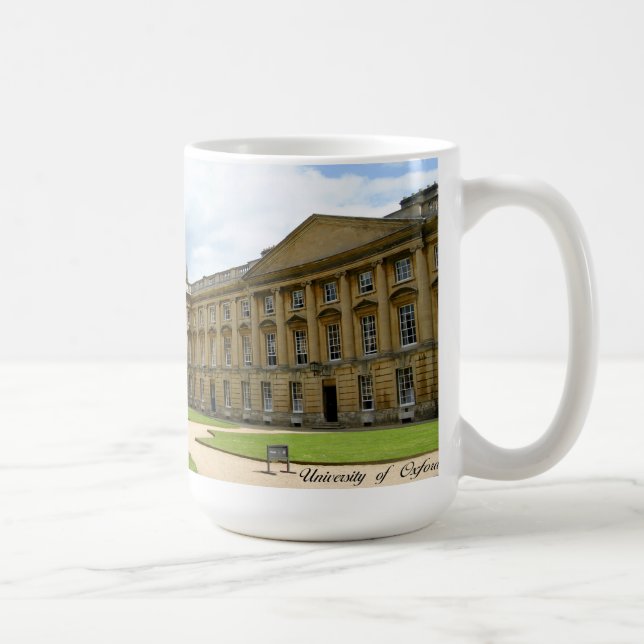 Taza De Café Mugre de la Universidad de Oxford (Derecha)