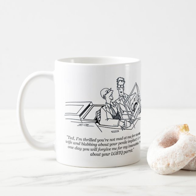 Taza De Café Mugre de labranza (Con donut)