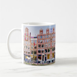 Taza De Café Mugre de las casas de Ámsterdam