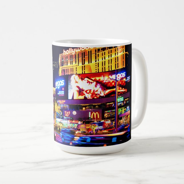 Taza De Café Mugre de las Vegas Strip (Anverso derecho)