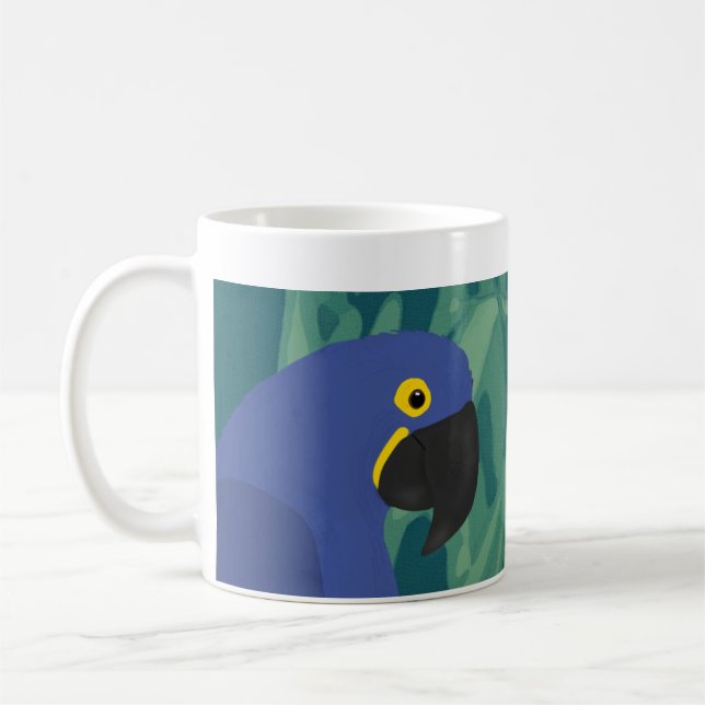Taza De Café Mugre de loro azul (Izquierda)
