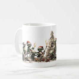 Taza De Café Mugre de los que hacen las travesuras de Santa