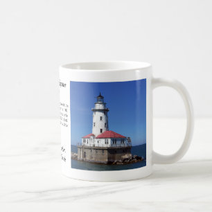 Taza De Café Mugre de luz de rompeolas de Chicago