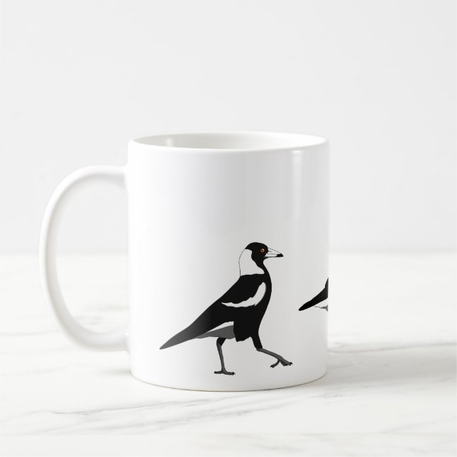Taza De Café Mugre de magpie (Izquierda)
