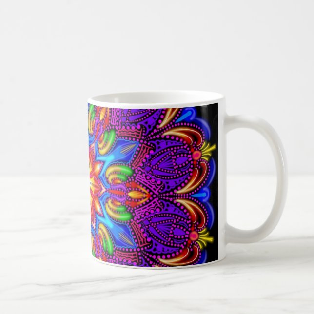 Taza De Café Mugre de Mandala (Derecha)