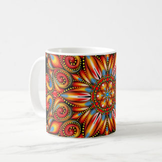 Taza De Café Mugre de Mandala 1
