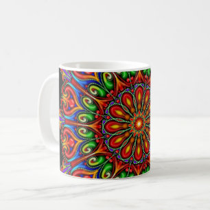 Taza De Café Mugre de Mandala 2