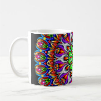 Taza De Café Mugre de Mandala 5