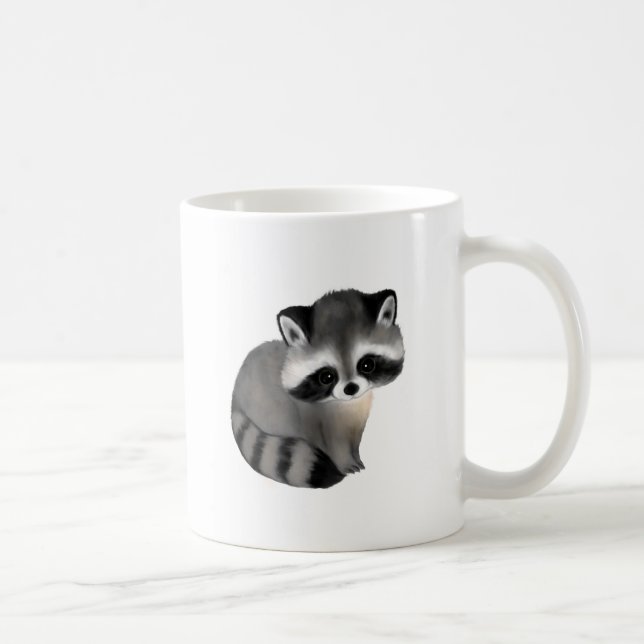 Taza De Café Mugre de mapache (Derecha)