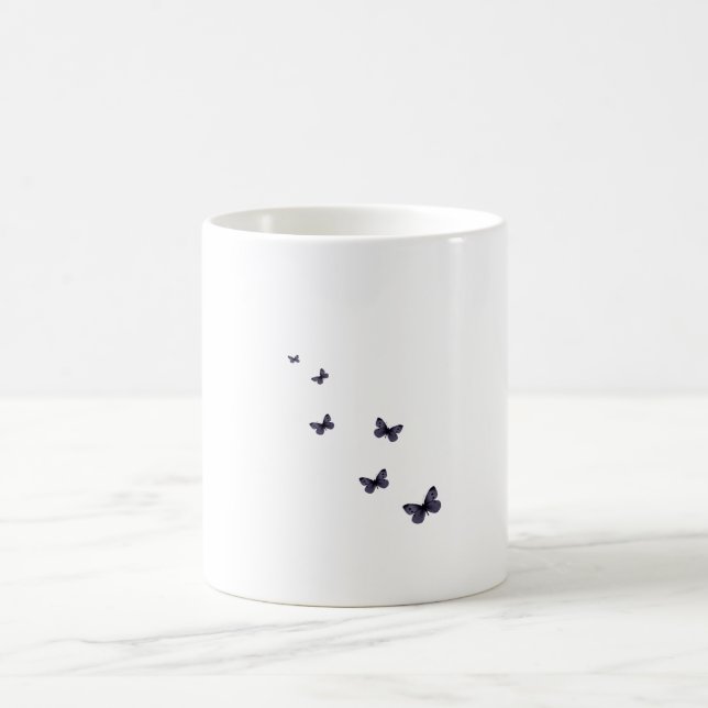 Taza De Café Mugre de mariposas (Centro)