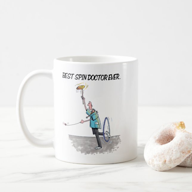 Taza De Café Mugre de Médica de giro (Con donut)