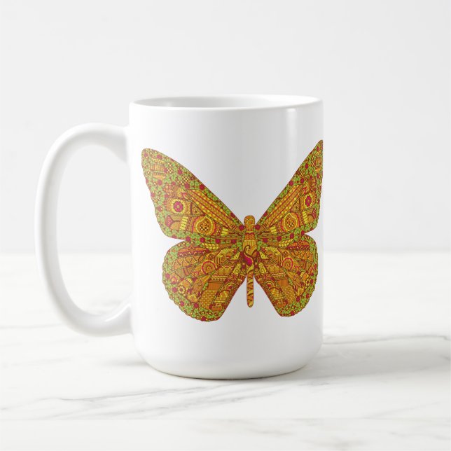 Taza De Café Mugre de monarca indio (Izquierda)