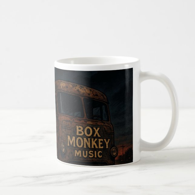 Taza De Café Mugre de mono de caja (Derecha)
