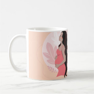 Taza De Café mugre de mujer embarazada