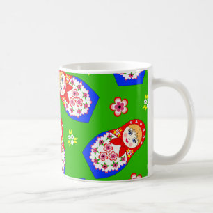 Taza De Café Mugre de muñeca rusa