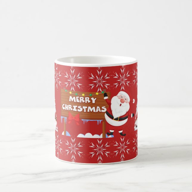 Taza De Café Mugre de navidad roja (Centro)