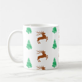 Taza De Café Mugre de Navidades de venado