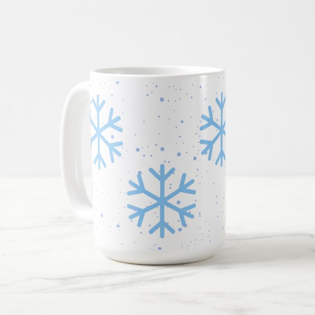 Taza De Café Mugre de nieve durante el feriado (Anverso izquierdo)