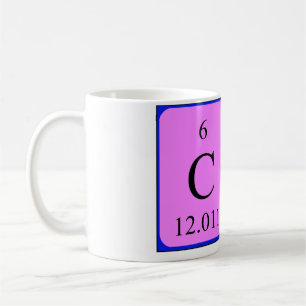 Taza De Café Mugre de nombre de tabla periódica de Cat