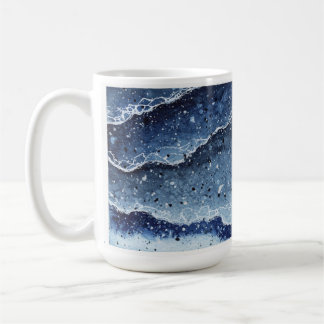 Taza De Café Mugre de olas de agua