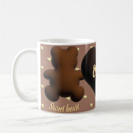 Taza De Café Mugre de oso de chocolate