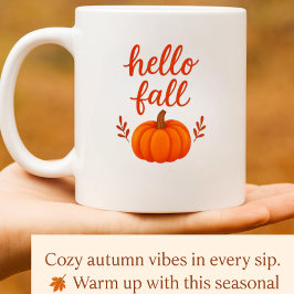 Taza De Café Mugre de otoño