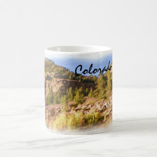 Taza De Café Mugre de paisaje de Colorado