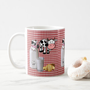 Taza De Café Mugre de pan rojo de vaca
