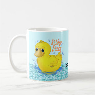 Taza De Café Mugre de pato de caucho