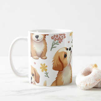 Taza De Café Mugre de patrón de perro
