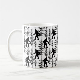 Taza De Café Mugre de patrón de pie grande