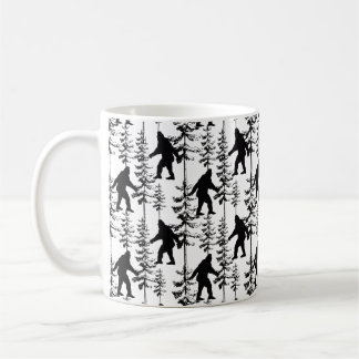 Taza De Café Mugre de patrón de pie grande