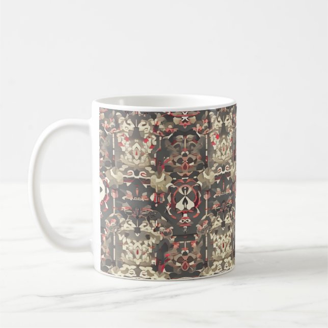 Taza De Café Mugre de patrón tradicional coreano (Izquierda)