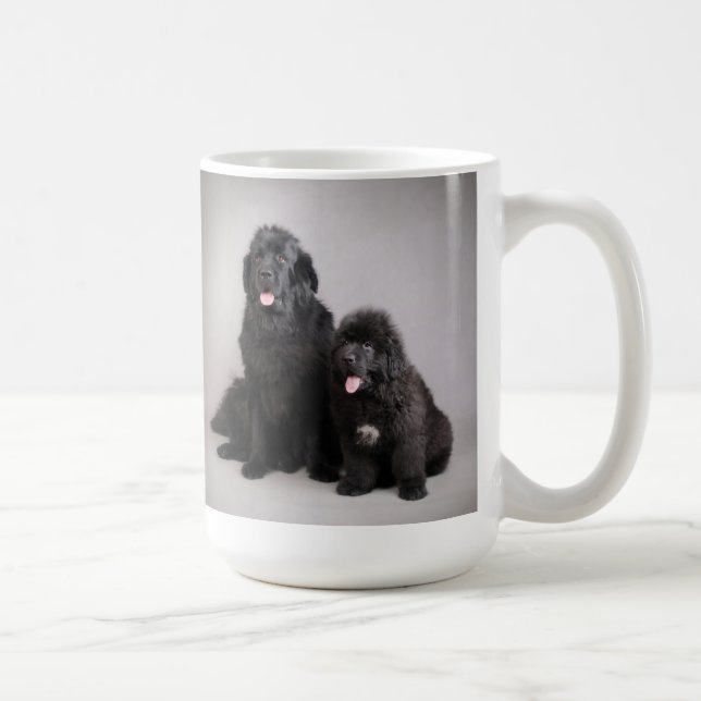 Taza De Café Mugre de perros de Terranova (Derecha)