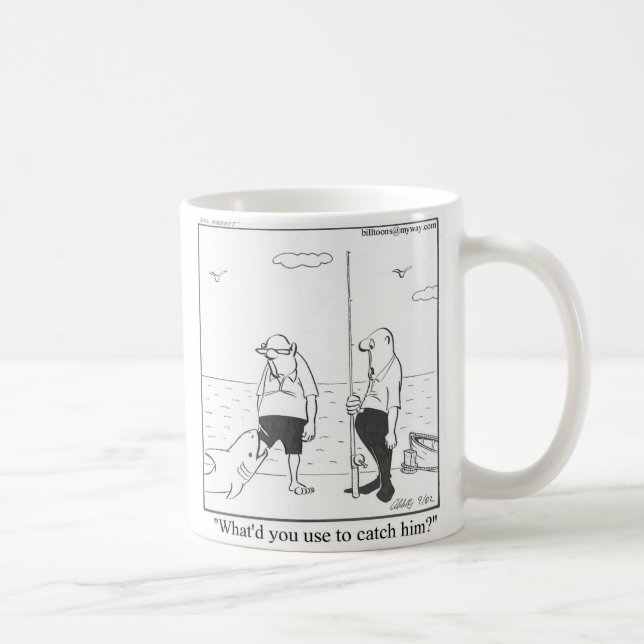 Taza De Café Mugre de pesca (Derecha)