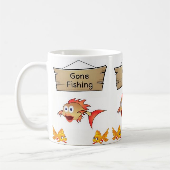 Taza De Café Mugre de pesca (Izquierda)