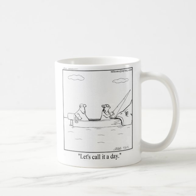 Taza De Café Mugre de pesca (Derecha)