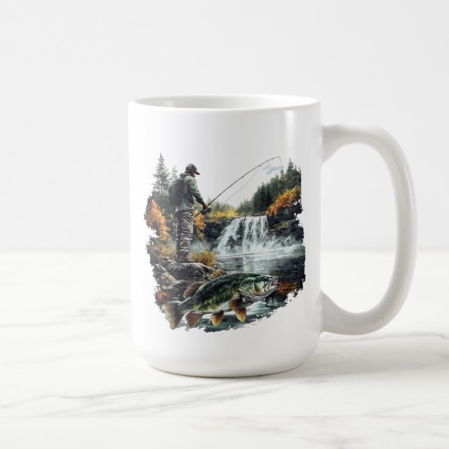 Taza De Café Mugre de pesca (Derecha)