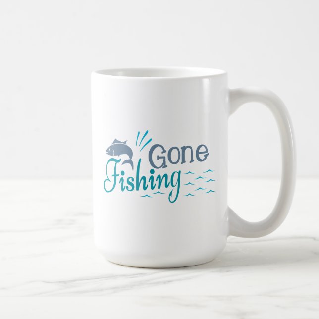 Taza De Café Mugre de pesca despegada (Derecha)