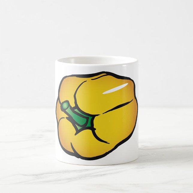 Taza De Café Mugre de pimiento amarillo (Subido por el creador)