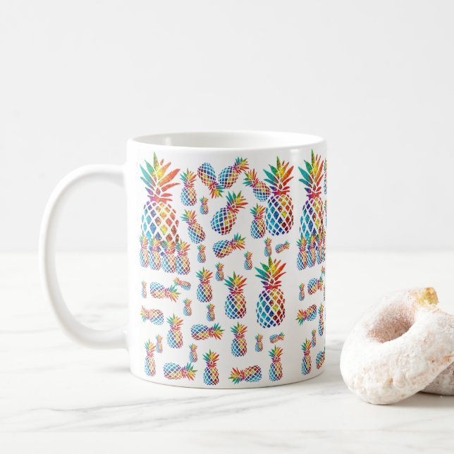 Taza De Café Mugre de piña (Con donut)