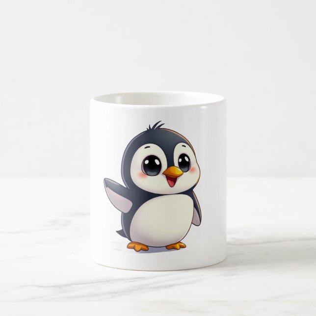 Taza De Café mugre de pingüino (Centro)