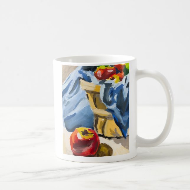 Taza De Café Mugre de pintura de Apple (Derecha)