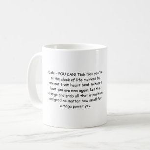 Taza De Café Mugre de poder positivo de la sabiduría de la edad