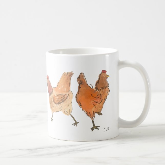 Taza De Café Mugre de pollo (Derecha)
