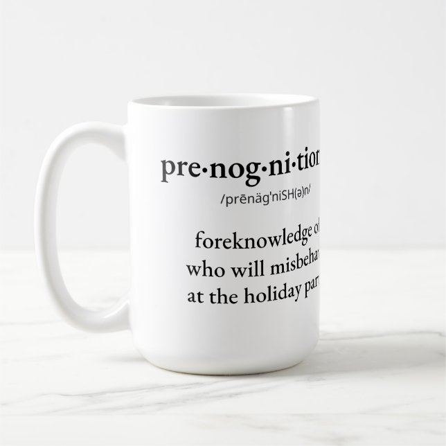 Taza De Café Mugre de Prenognición (Izquierda)