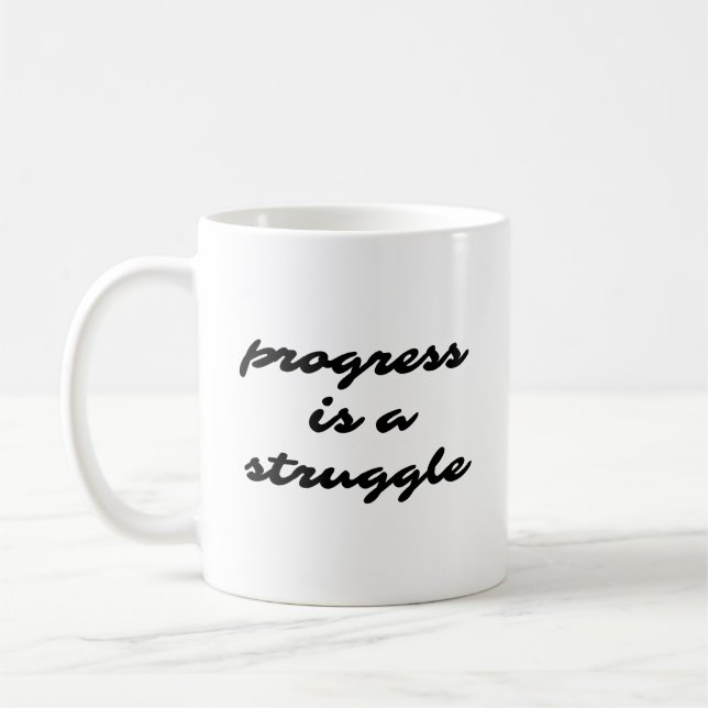 Taza De Café Mugre de progreso (Izquierda)