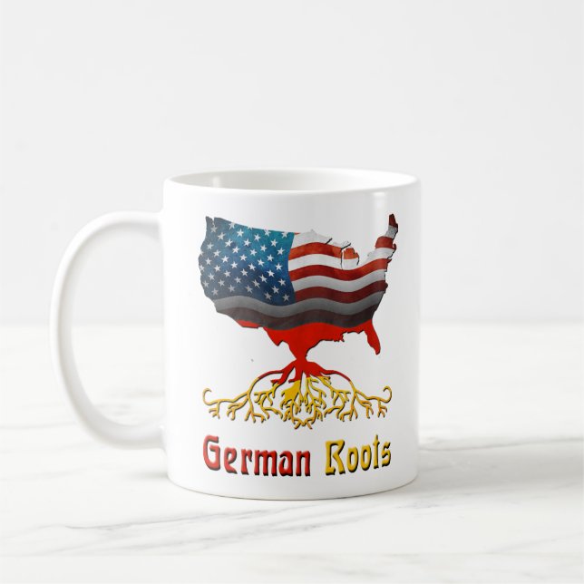Taza De Café Mugre de raíces alemanas norteamericanas (Izquierda)