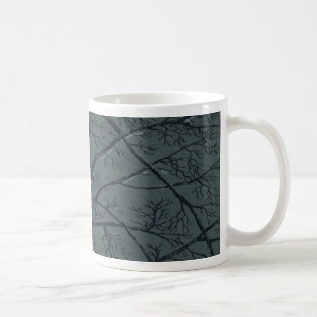 Taza De Café Mugre de ramas de árbol (Derecha)