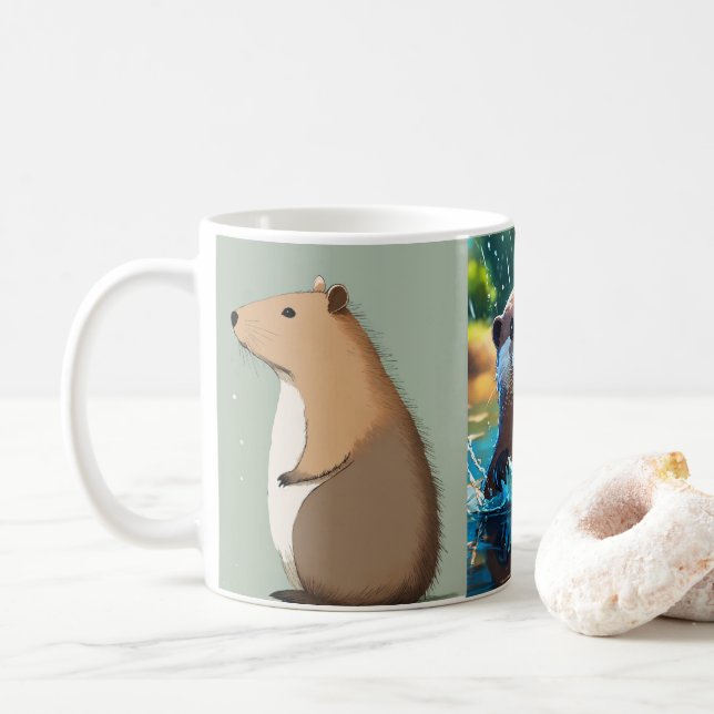 Taza De Café mugre de rata (Con donut)